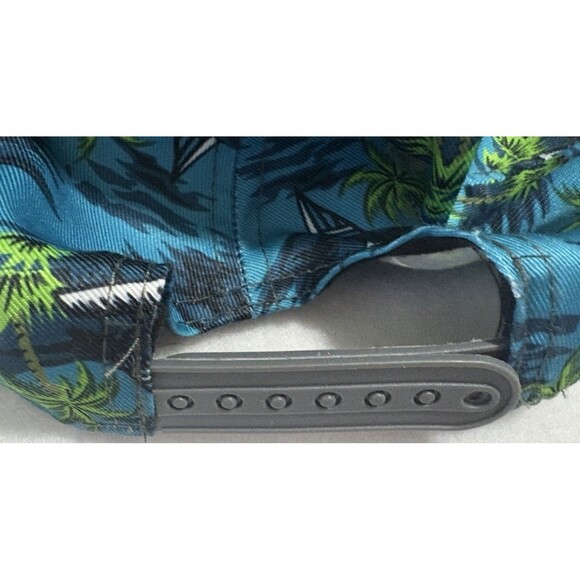 Double Portion Supply Snapback Hat ALOHA Floral Tropical Hawaiian Vaca Black Cap - Picture 5 of 11